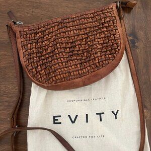 Evity brown leather bag